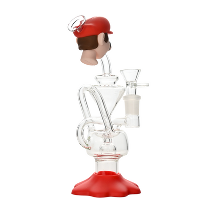8' Arsenal Mario Functional Glass Waterpipe