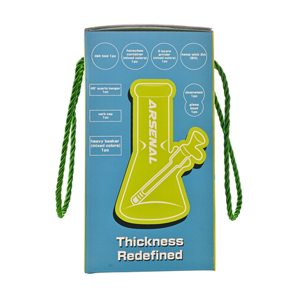 8' Psychedelic Mushroom Glass Bong 9-in-1 Dab Kit