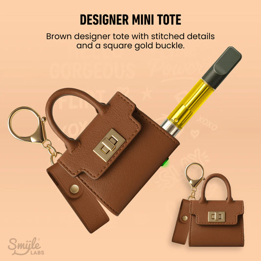 SMYLE LABS BROWN PURSEJAMIN 510 CART BATTERY