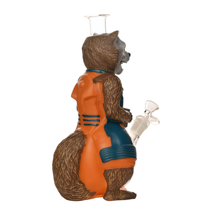 9' Arsenal PVC Roacket Raccoon Waterpipe