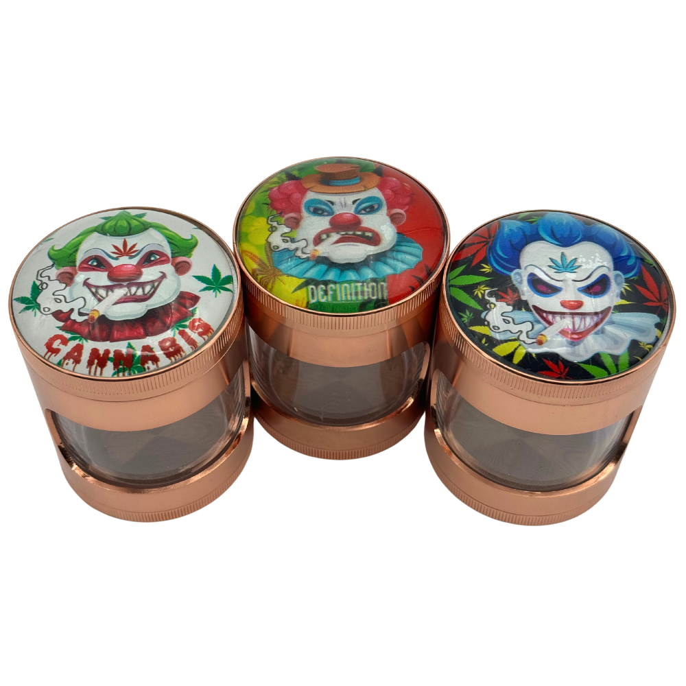 Heavy Duty Clown Chamber 5-Piece Grinder