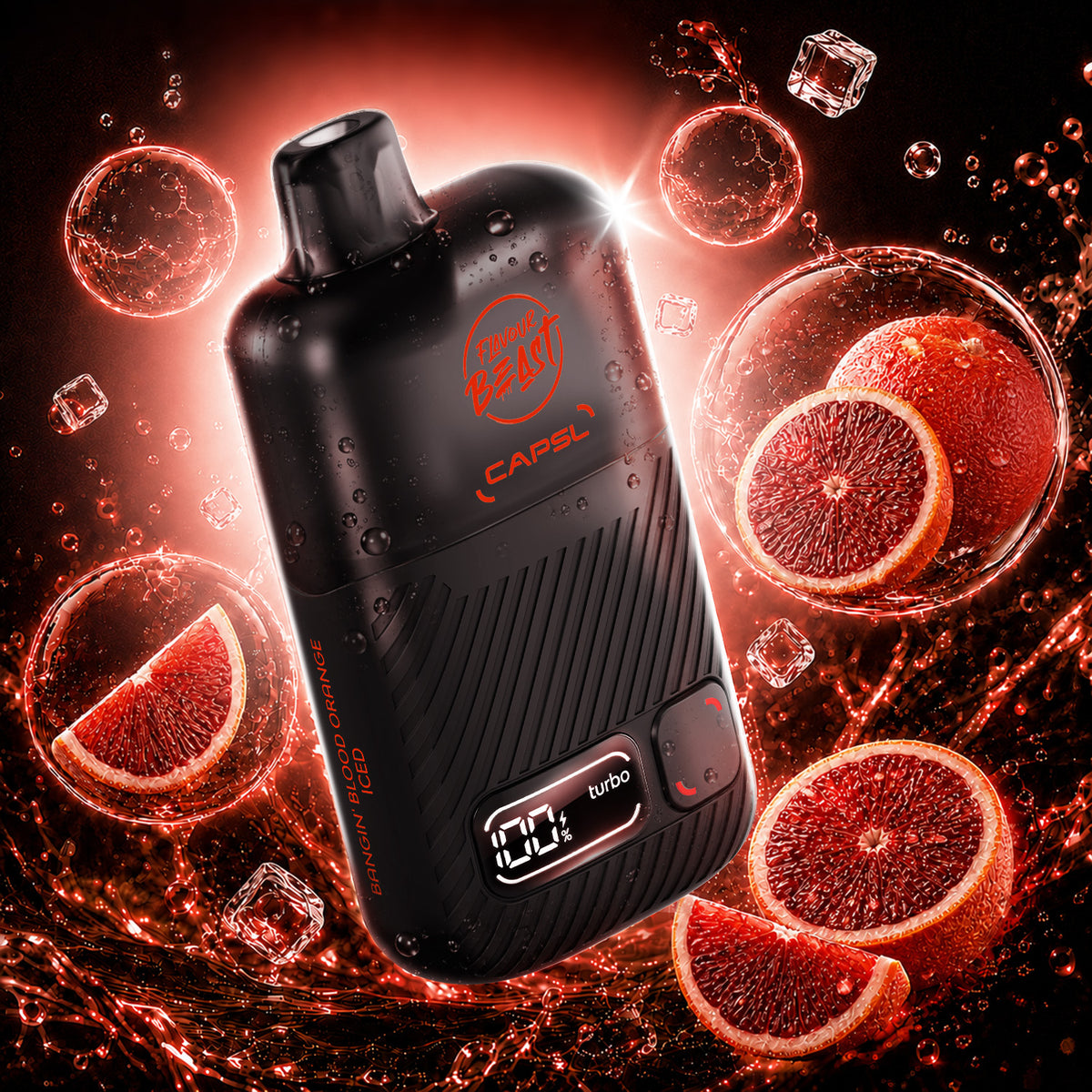 FLAVOUR BEAST X CAPSL. BANGIN BLOOD ORANGE ICED