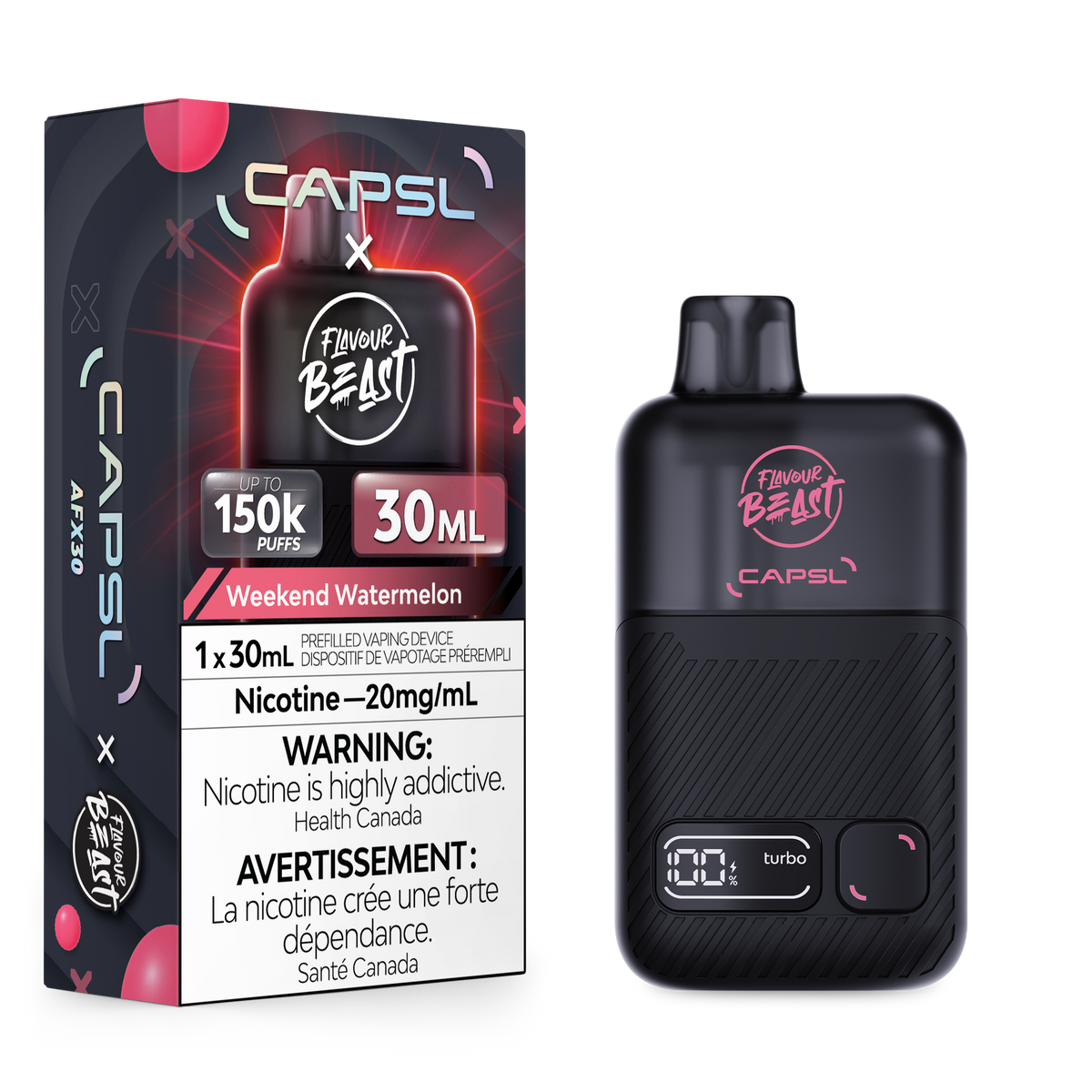 WEEKEND WATERMELON ICED FLAVOUR BEAST X CAPSL