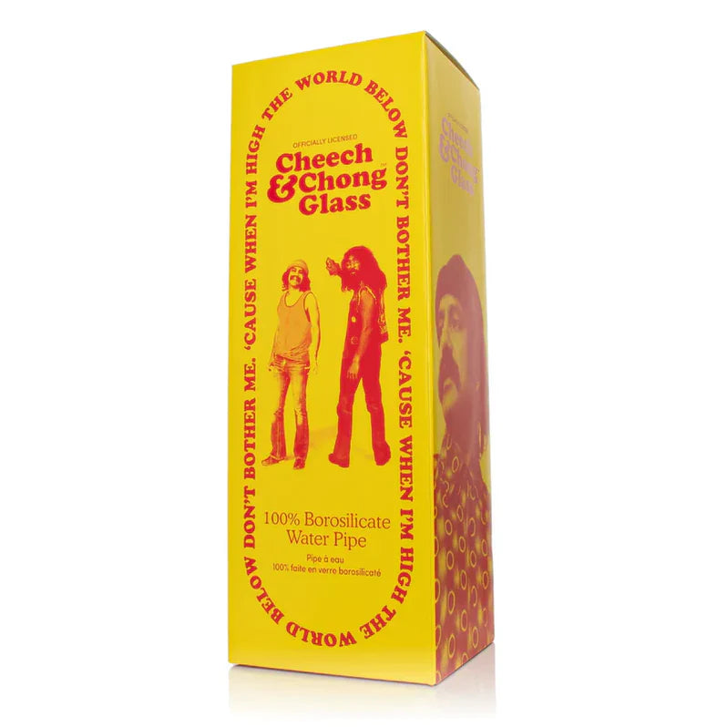 Cheech & Chong 15" 7mm Thick 420 Mint Meld Bong