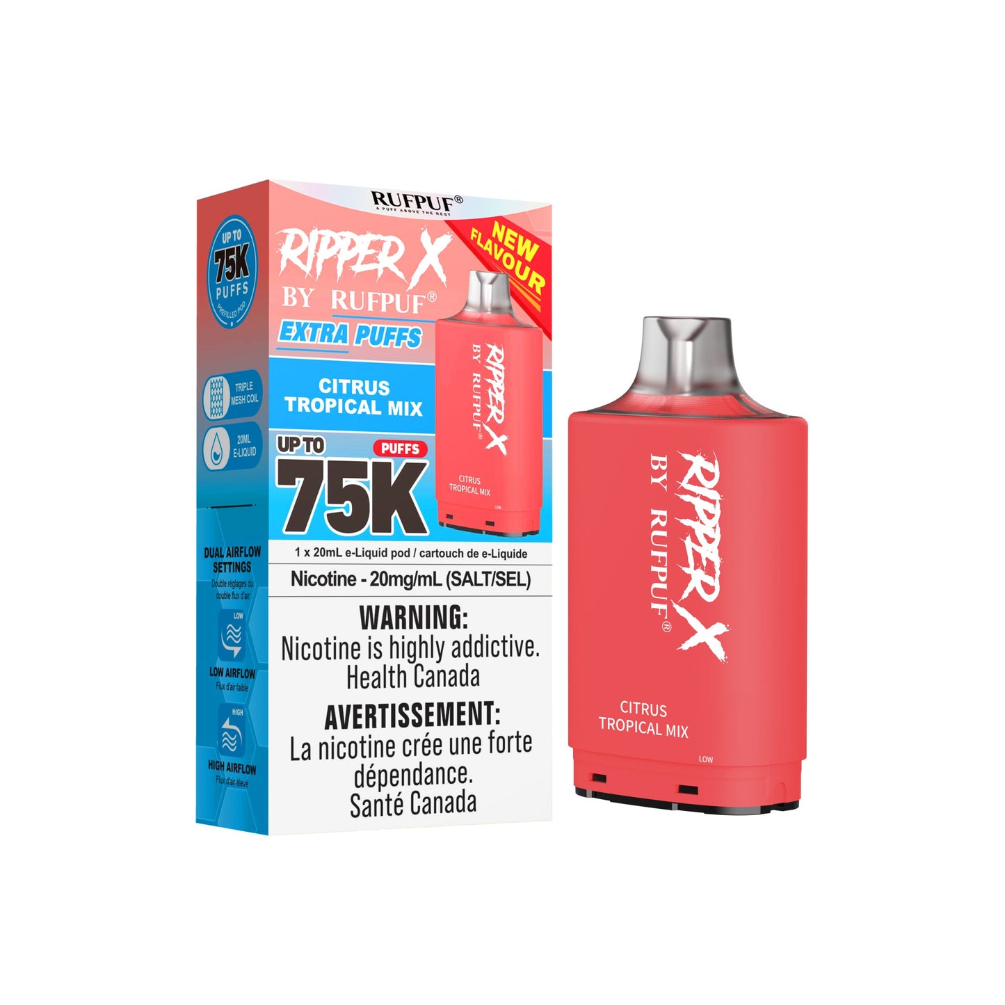CITRUS TROPICAL MIX BY RIPPER X 75K POD