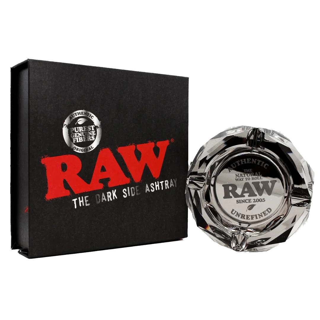 Raw Original Dark Side Glass Ashtray