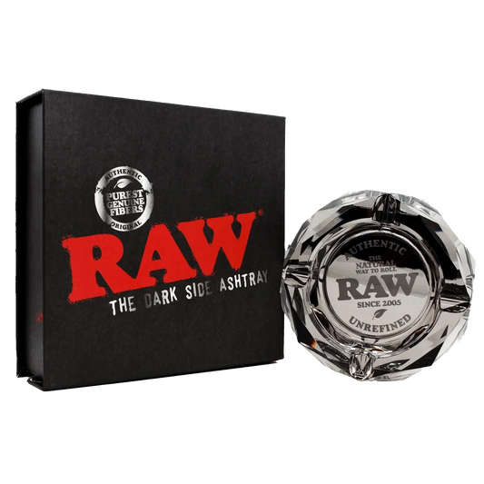 Raw Original Dark Side Glass Ashtray