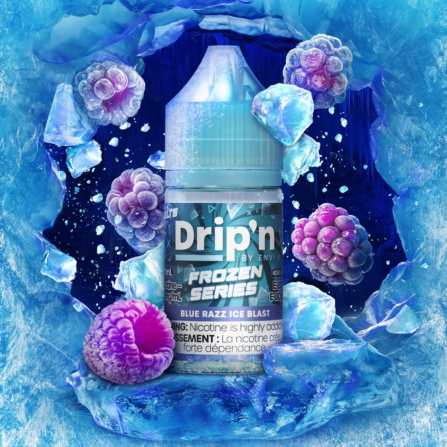 Blue Razz Ice Blast by Drip'n