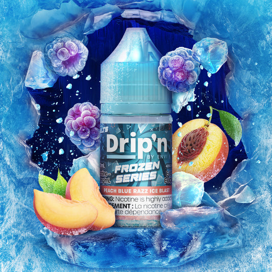 Peach Blue Razz Ice Blast by Drip'n