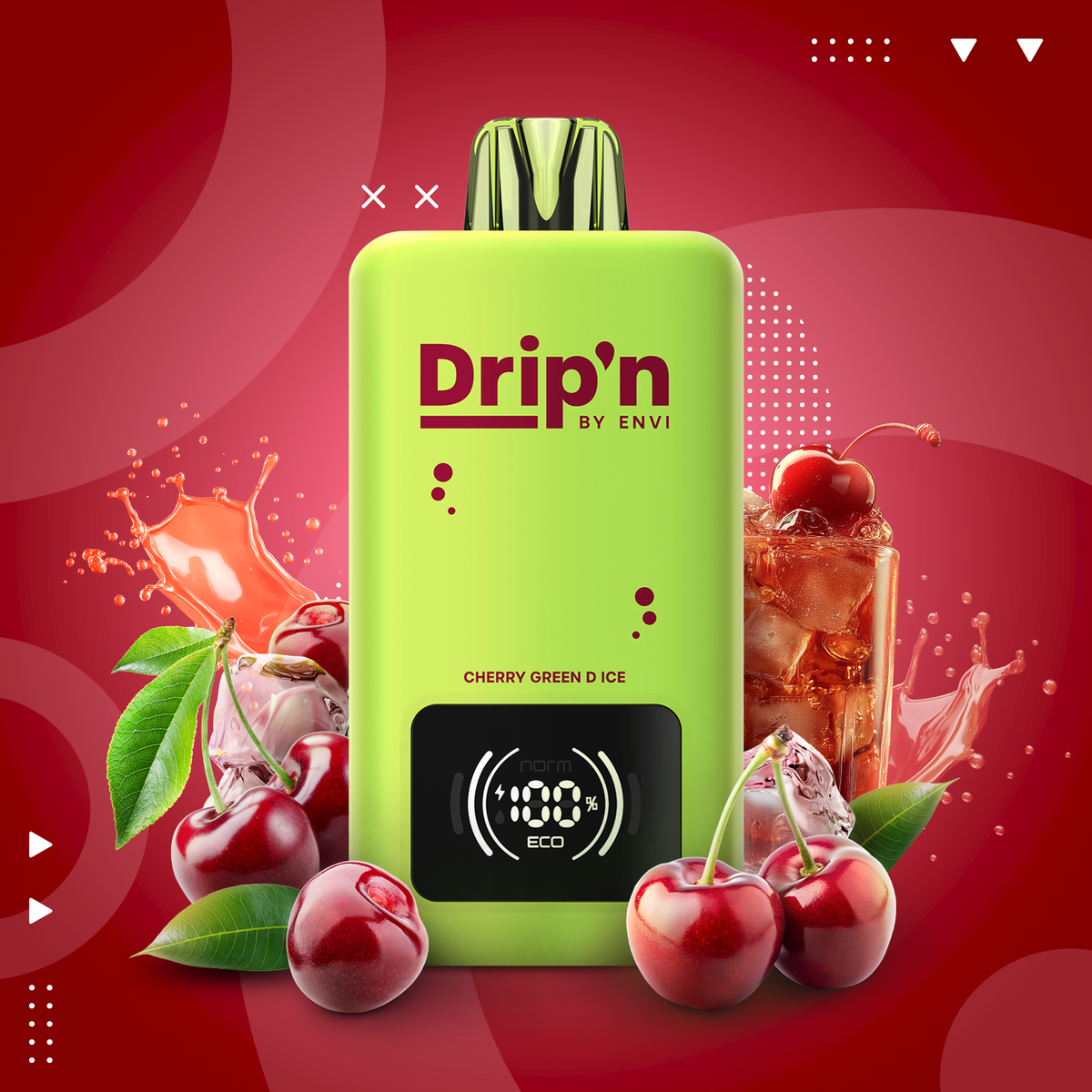 DRIP'N 26ML | CHERRY GREEN D ICE