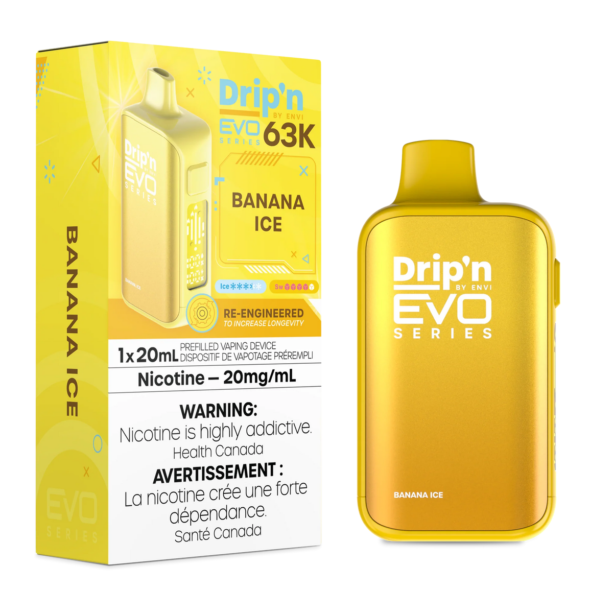 BANANA ICE DRIP'N EVO 63K