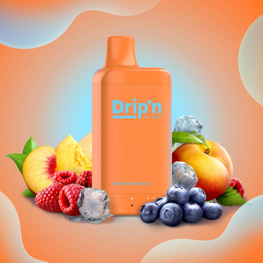 PEACH BLUE RAZZ ICE DRIP'N BY ENVI 8ML