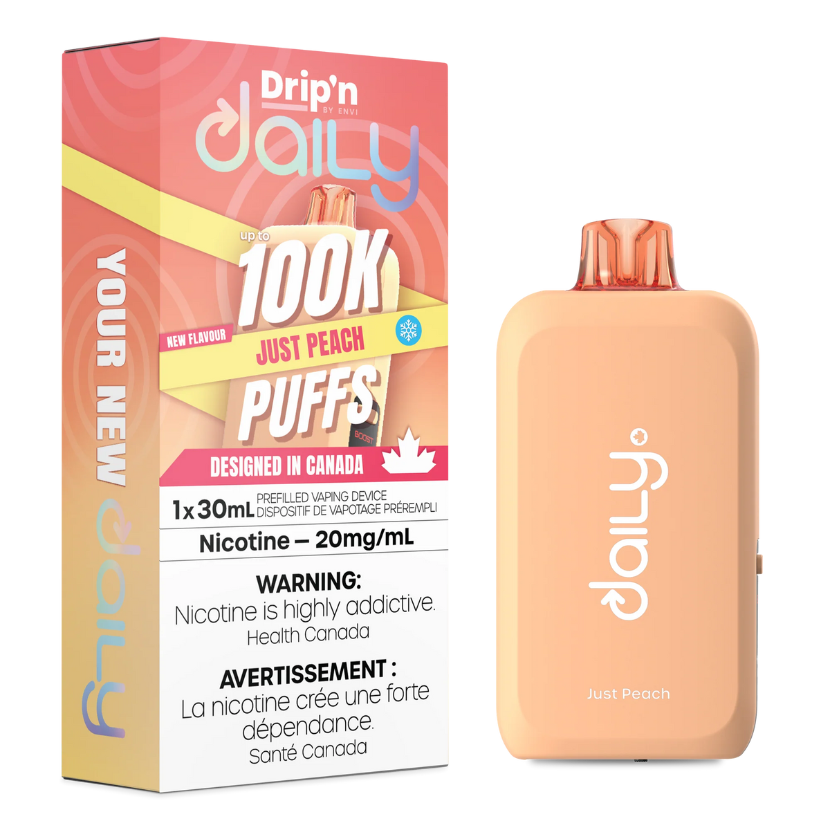 JUST PEACH DRIP'N DAILY 100K