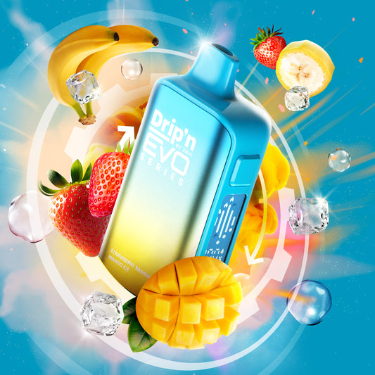 DRIP'N BY ENVI EVO 63K | STRAWBERRY BANANA MANGO ICE