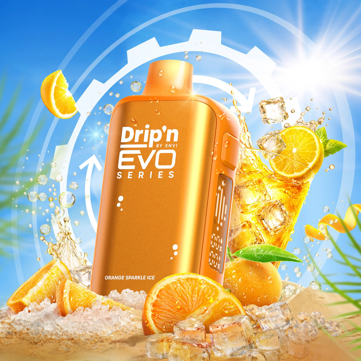 ORANGE SPARKLE DRIP'N EVO 63K