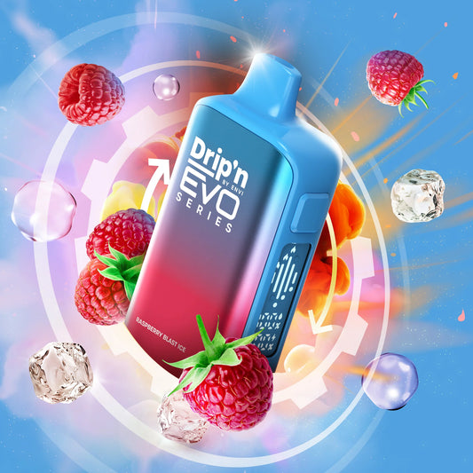 RASPBERRY BLAST ICE DRIP'N EVO 63K