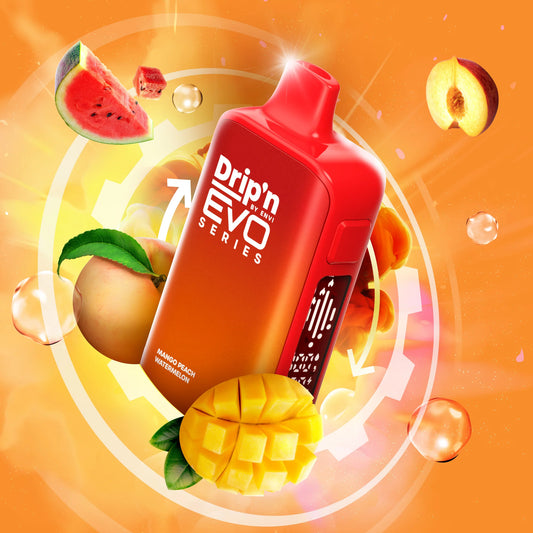 MANGO PEACH WATERMELON DRIP'N EVO 63K