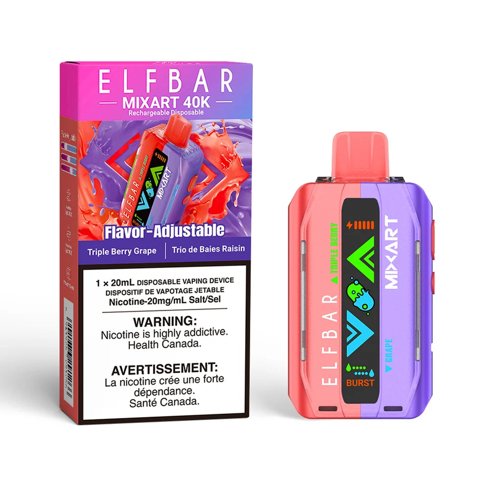 TRIPLE BERRY GRAPE ELFBAR MIXART 40K