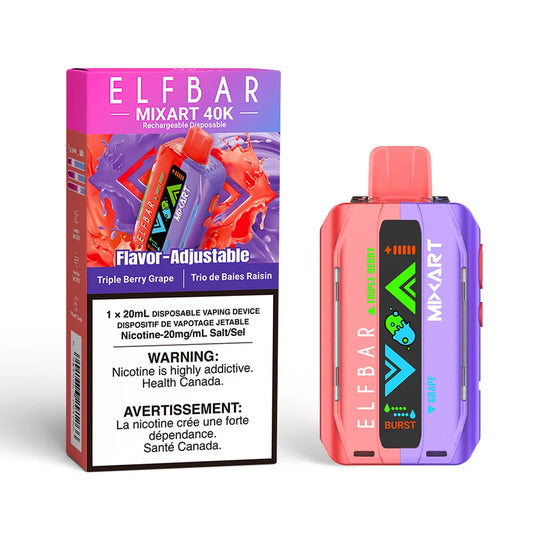 TRIPLE BERRY GRAPE ELFBAR MIXART 40K