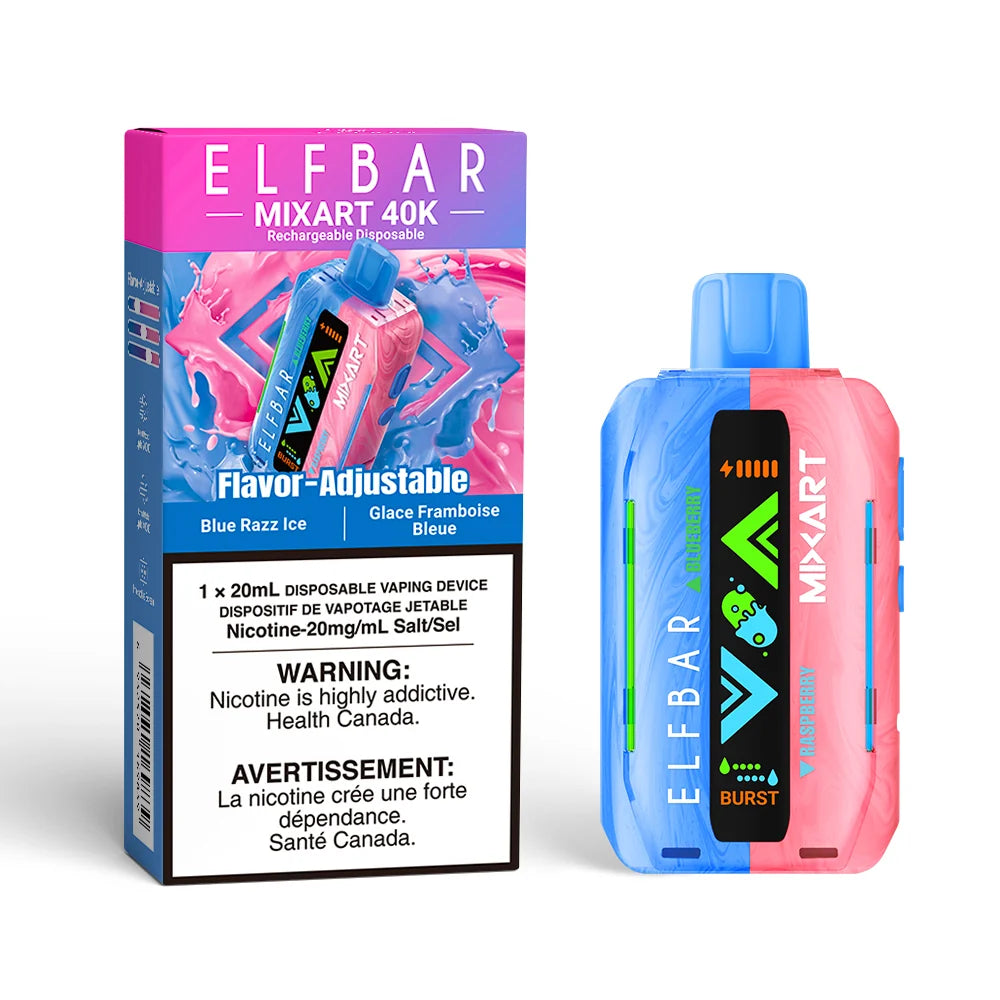 BLUE RAZZ ICE ELFBAR MIXART 40K