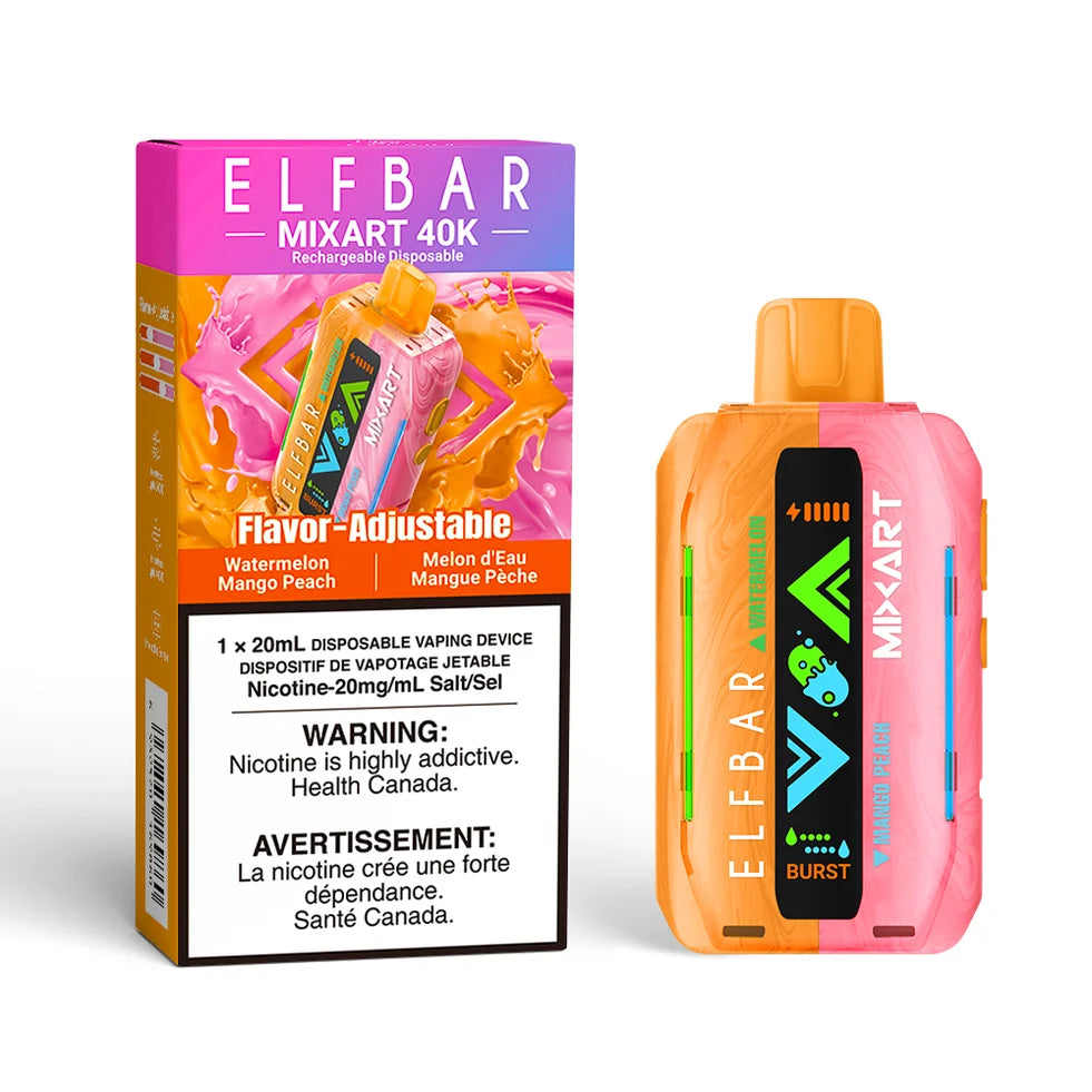 WATERMELON MANGO PEACH ELFBAR MIXART 40K