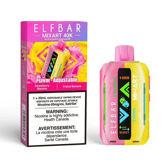 STRAWBERRY BANANA ELFBAR MIXART 40K