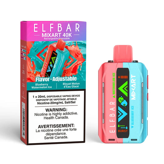 BLUEBERRY WATERMELON ICE ELFBAR MIXART 40K