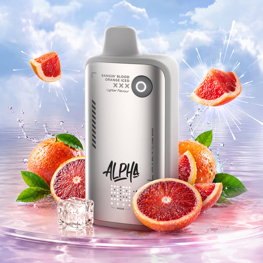 LIGHT BANGIN' BLOOD ORANGE (ICED) FLAVOUR BEAST ALPHA 80K