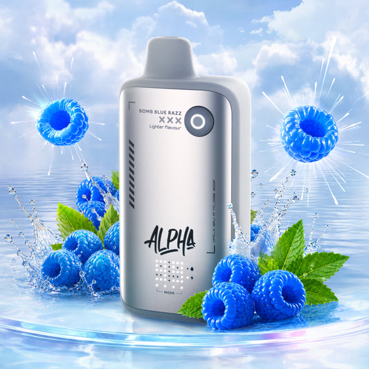 LIGHT BOMB BLUE RAZZ FLAVOUR BEAST ALPHA 80K