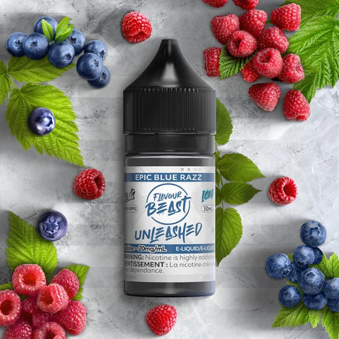 Epic Blue Razz by Flavour Beast Salts Unleashed