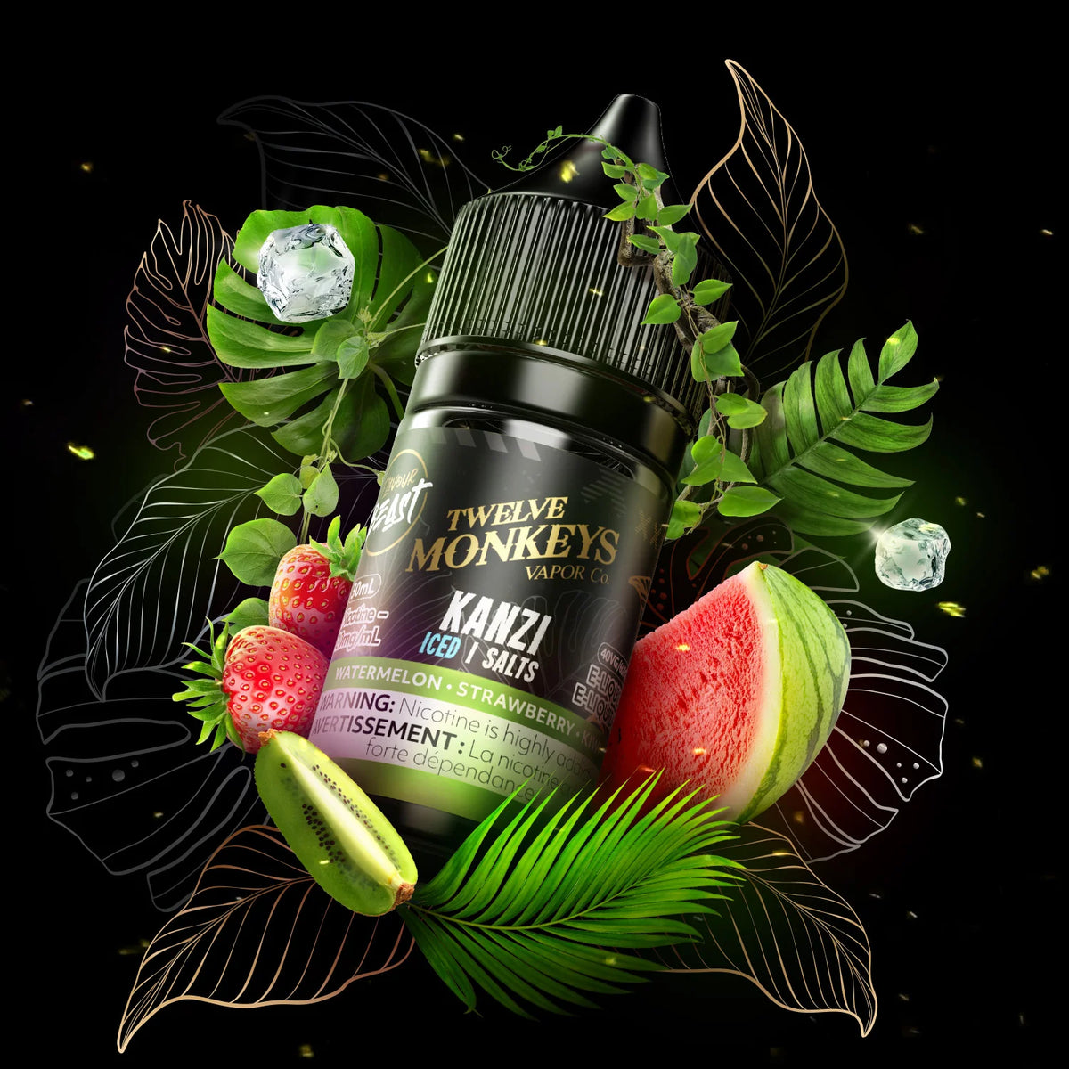 KANZI (ICED) BY FLAVOUR BEAST x 12 MONKEYS E-LIQUID