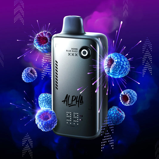 BOMB BLUE RAZZ FLAVOUR BEAST ALPHA 80K