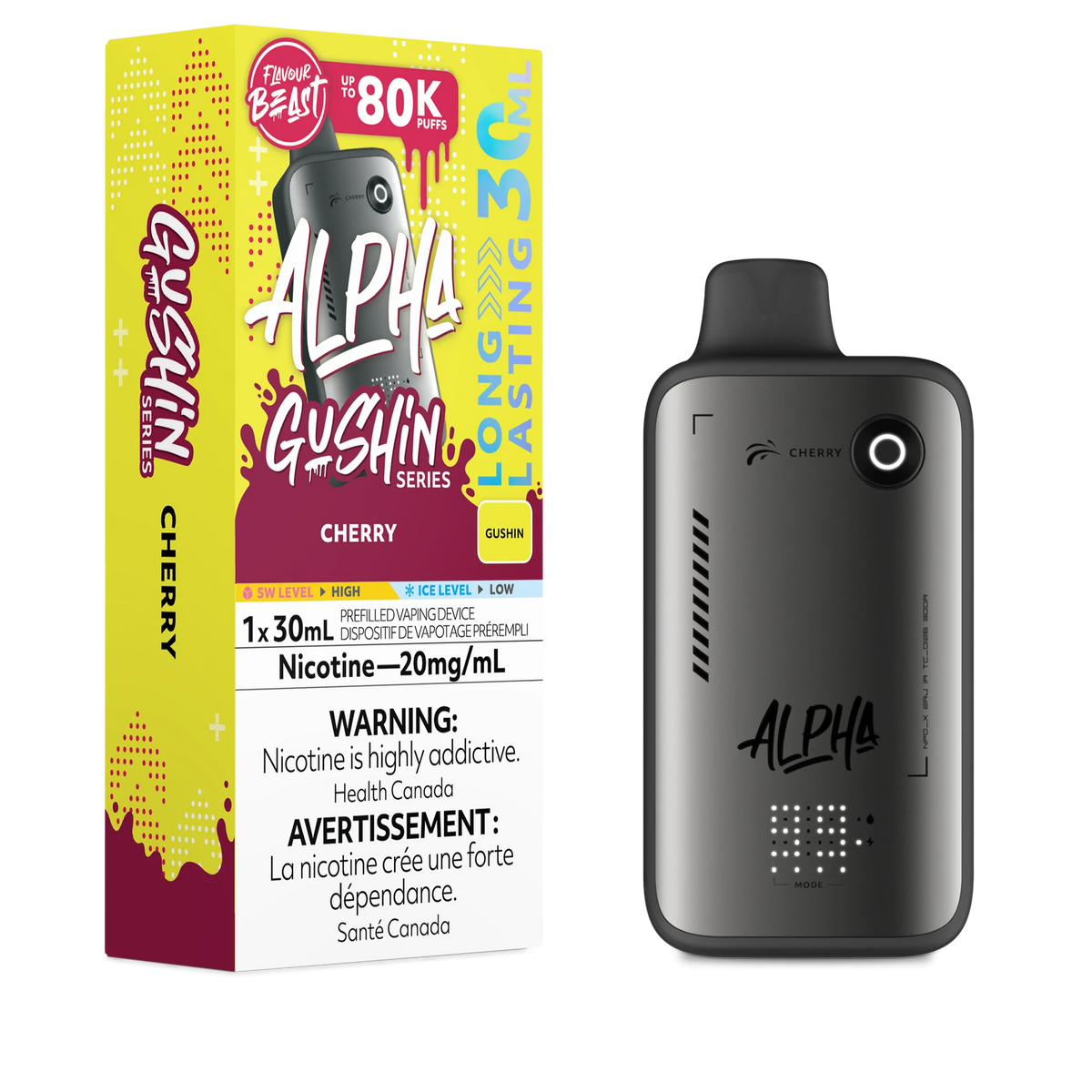 GUSHIN CHERRY FLAVOUR BEAST ALPHA 80K