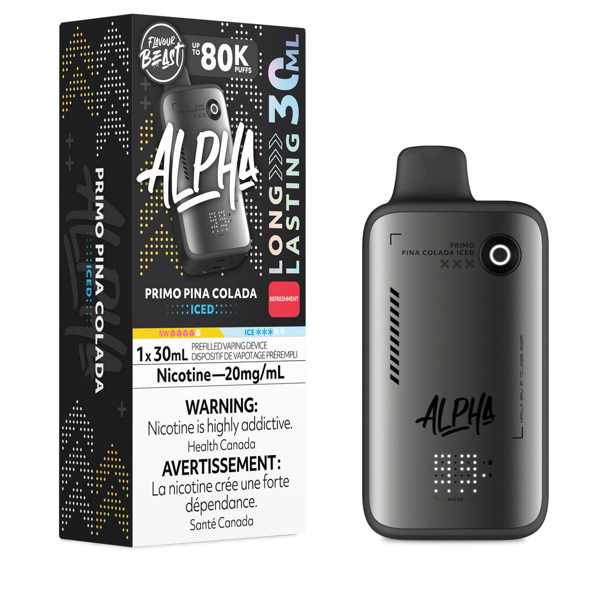 PRIMO PINA COLADA (ICED) FLAVOUR BEAST ALPHA 80K