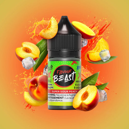 Super Sour Peach by Flavour Beast Salt