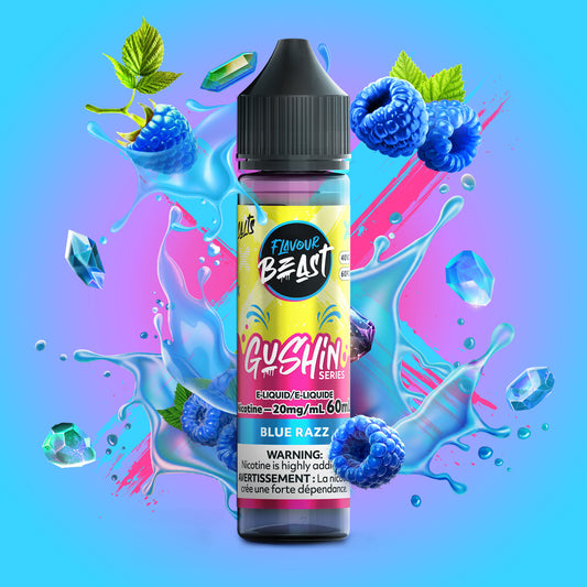 Gushin Blue Razz by Flavour Beast Salts 60ml
