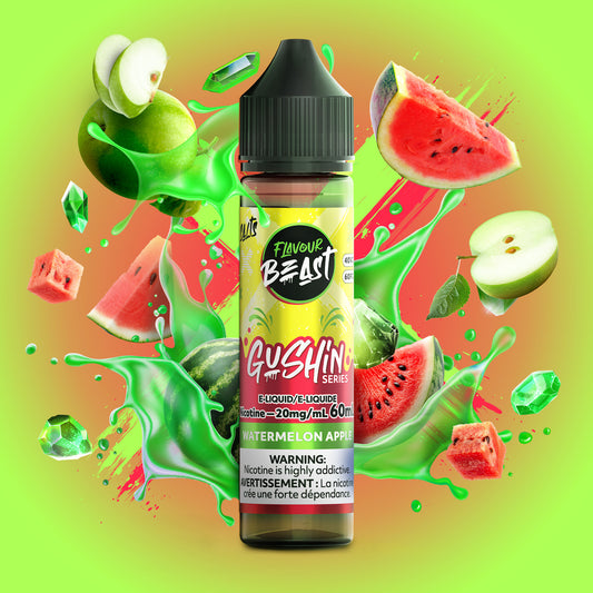 Gushin Watermelon Apple by Flavour Beast Salts 60ml