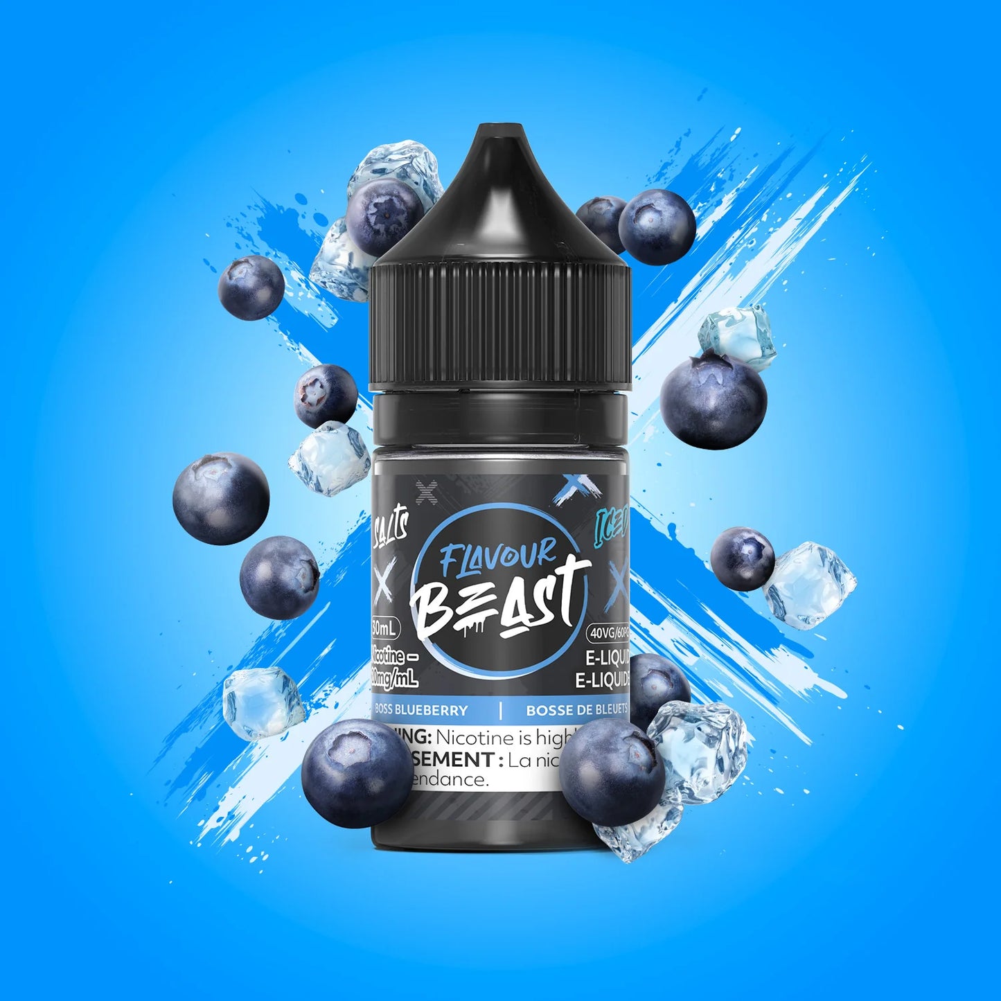 BOSS BLUEBERRY BY FLAVOUR BEAST SALTS