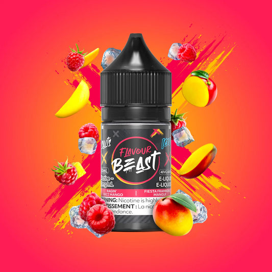 RAGIN' RAZZ MANGO BY FLAVOUR BEAST SALTS