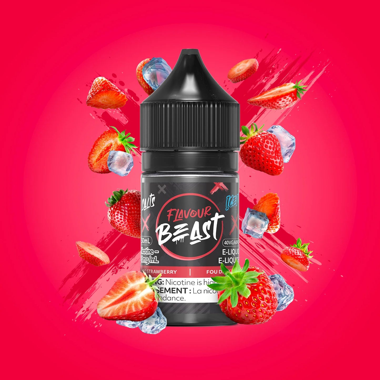 SIC STRAWBERRY BY FLAVOUR BEAST SALTS