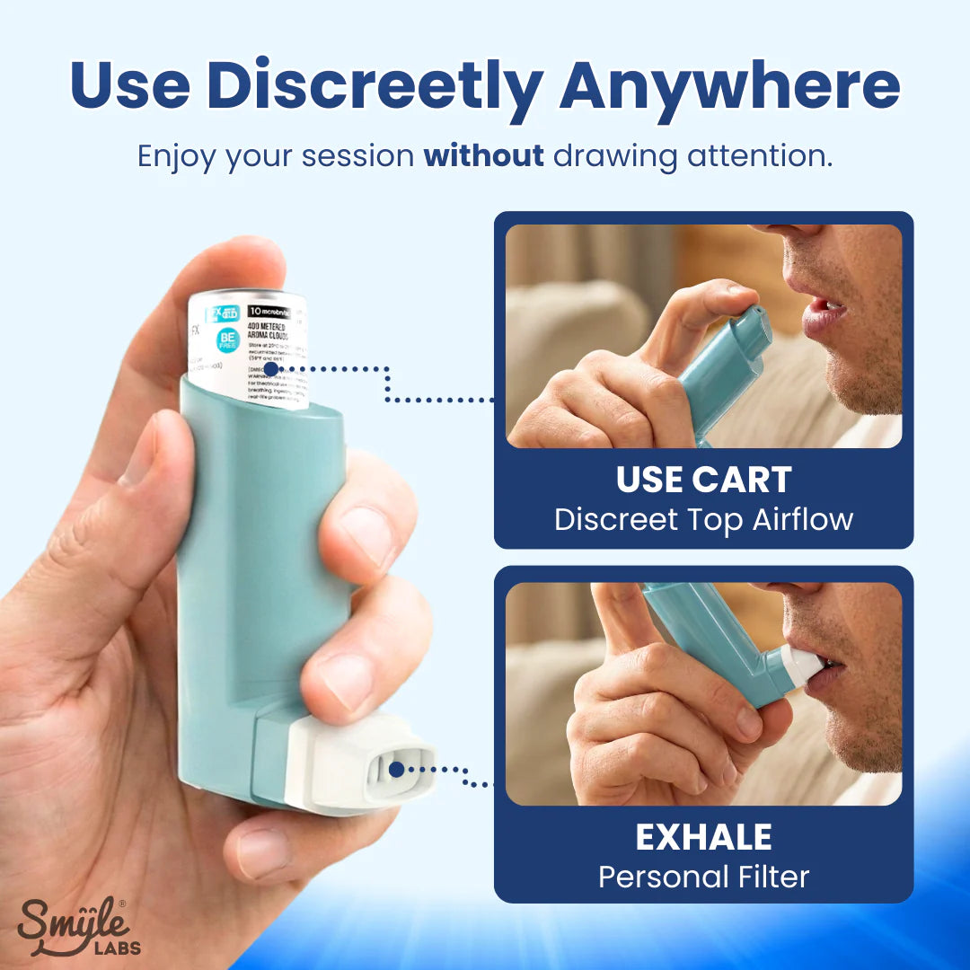 SMYLE LABS INHALER 510 CART BATTERY + CLOUD FILTER