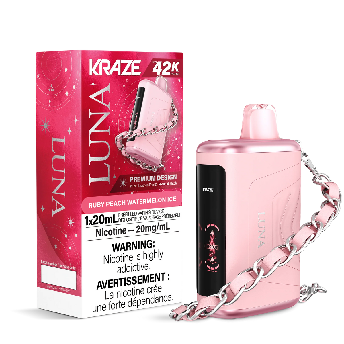 RUBY PEACH WATERMELON ICE KRAZE LUNA