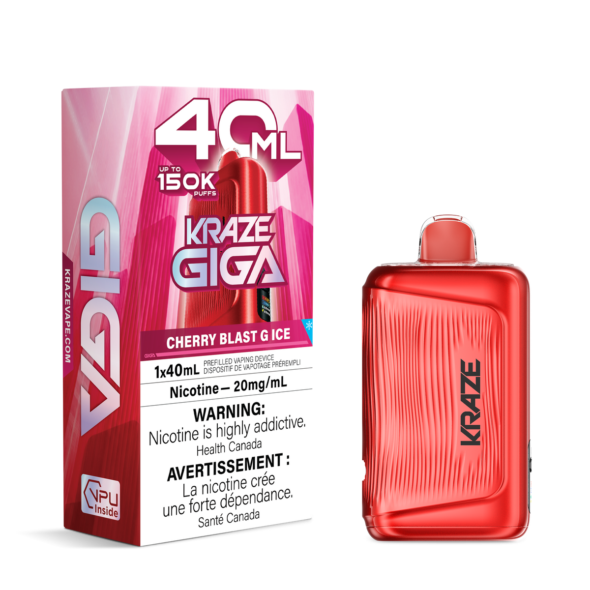 CHERRY BLAST G ICE KRAZE GIGA 150K