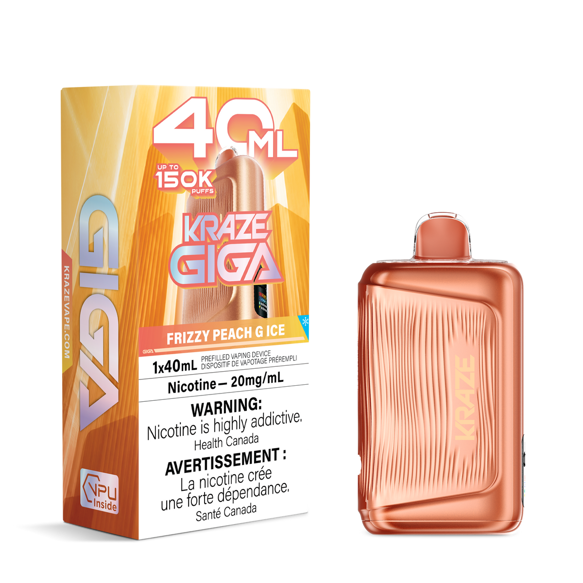 FRIZZY PEACH G ICE KRAZE GIGA 150K