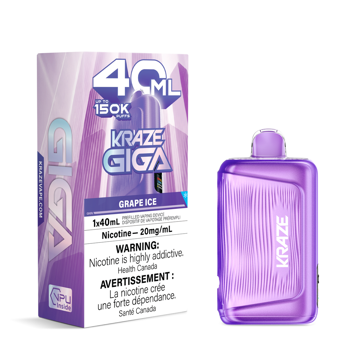 GRAPE ICE KRAZE GIGA 150K