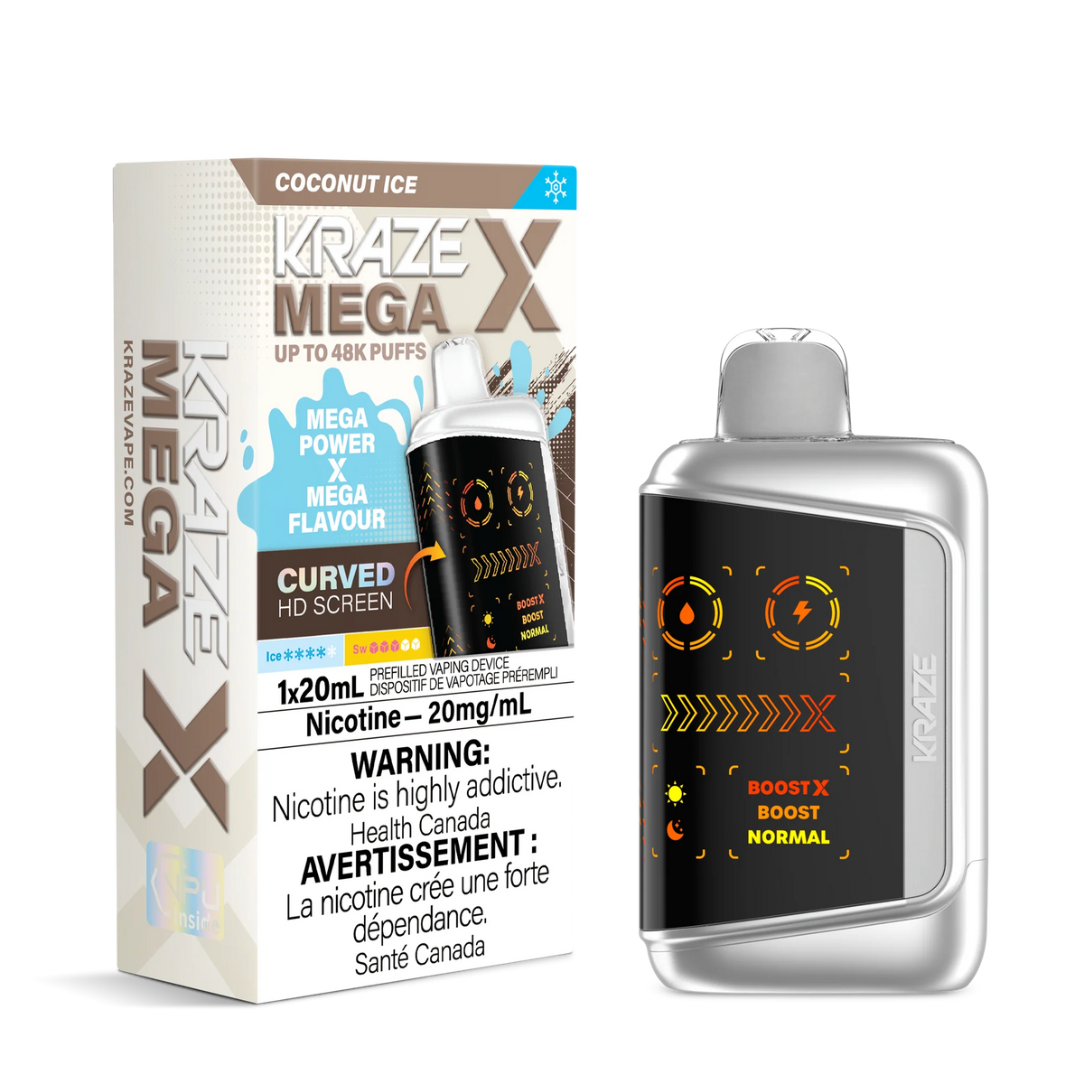 COCONUT ICE KRAZE MEGA X