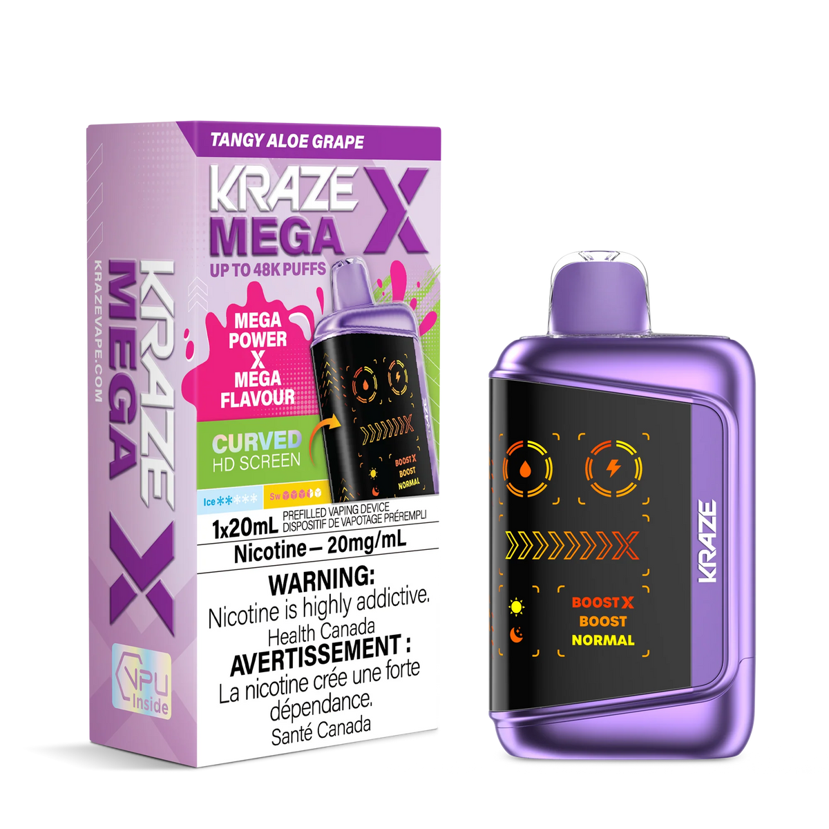 TANGY ALOE GRAPE KRAZE MEGA X