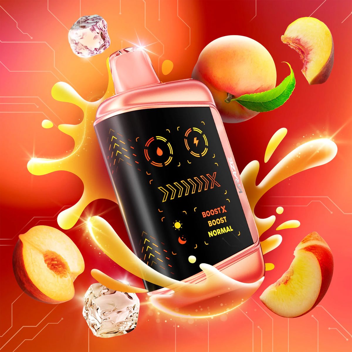 JUICY PEACH ICE KRAZE MEGA X