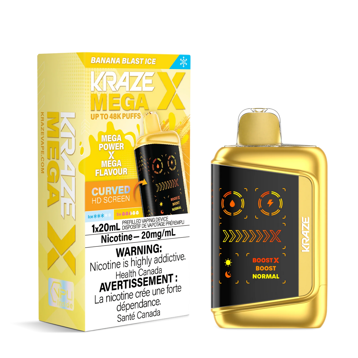 BANANA BLAST ICE KRAZE MEGA X