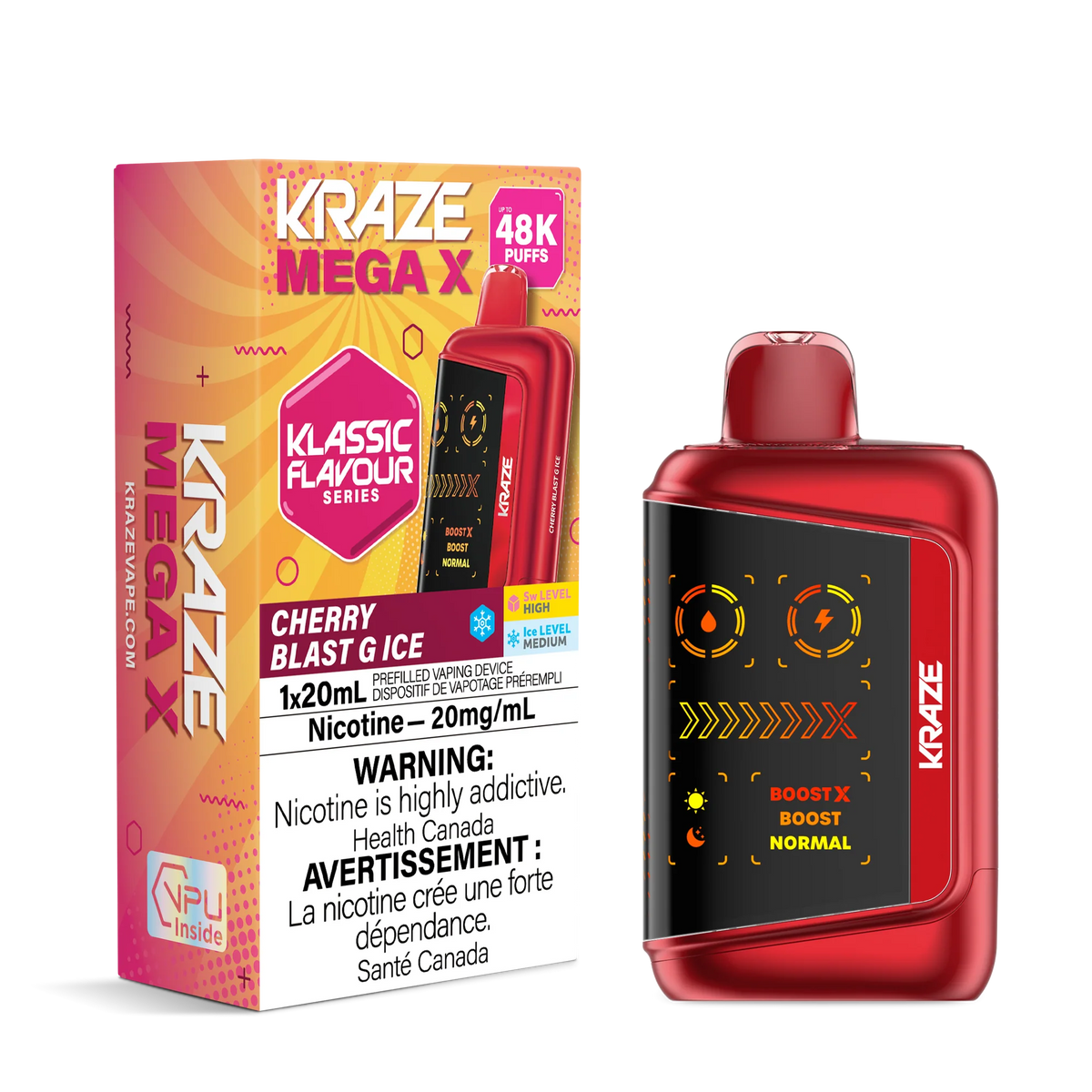 CHERRY BLAST G ICE KRAZE MEGA X - KLASSIC SERIES